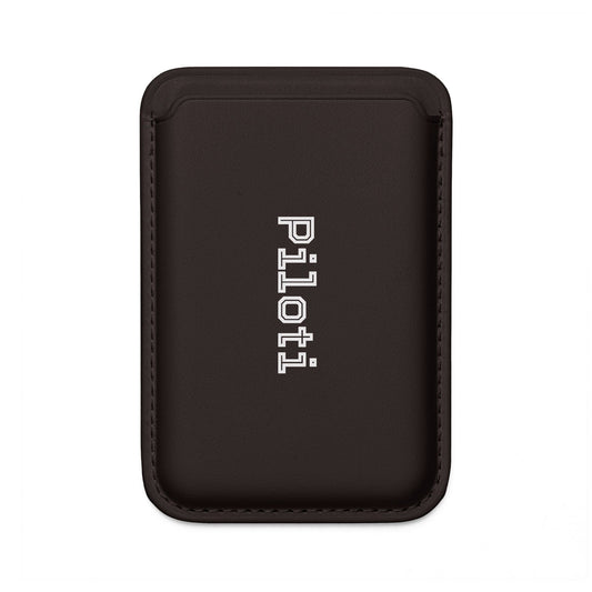 Vegan Wallet and Magsafe® Compatible in black and white Printify