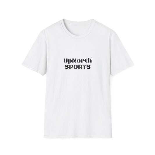 T-Shirt UpNorth Sports black on white
