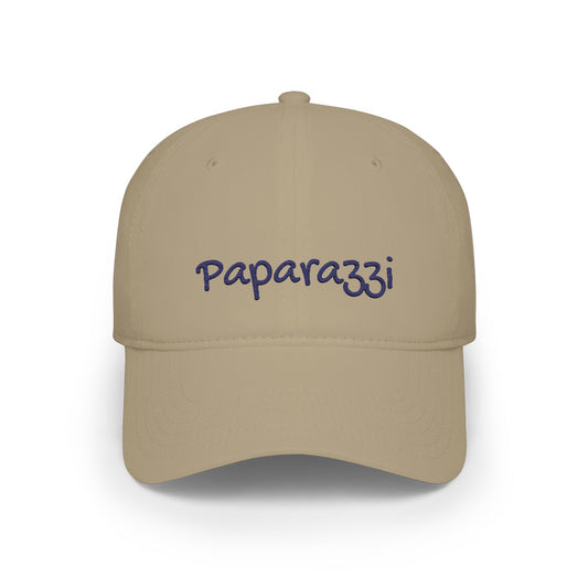 Paparazzi Baseball Cap Navy Embroidery Printify