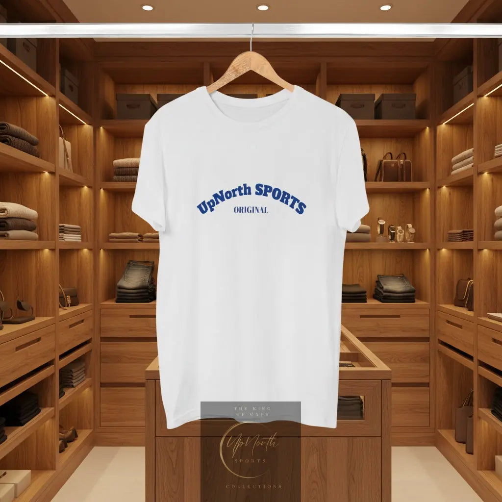 Men T-shirt UpNorth SPORTS white with Paul Walker quote front - UpNorth SPORTS
