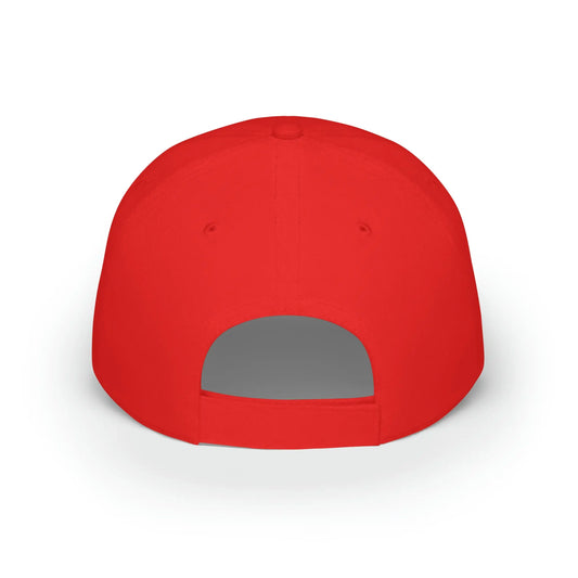 Baseball Cap UpNorth Danish Homage in red and white Printify