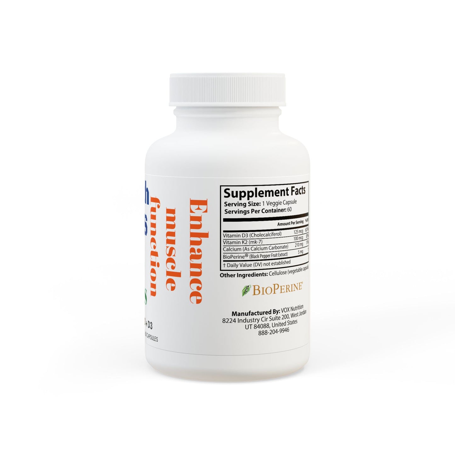 Vitamin K2 and D3 Supplement