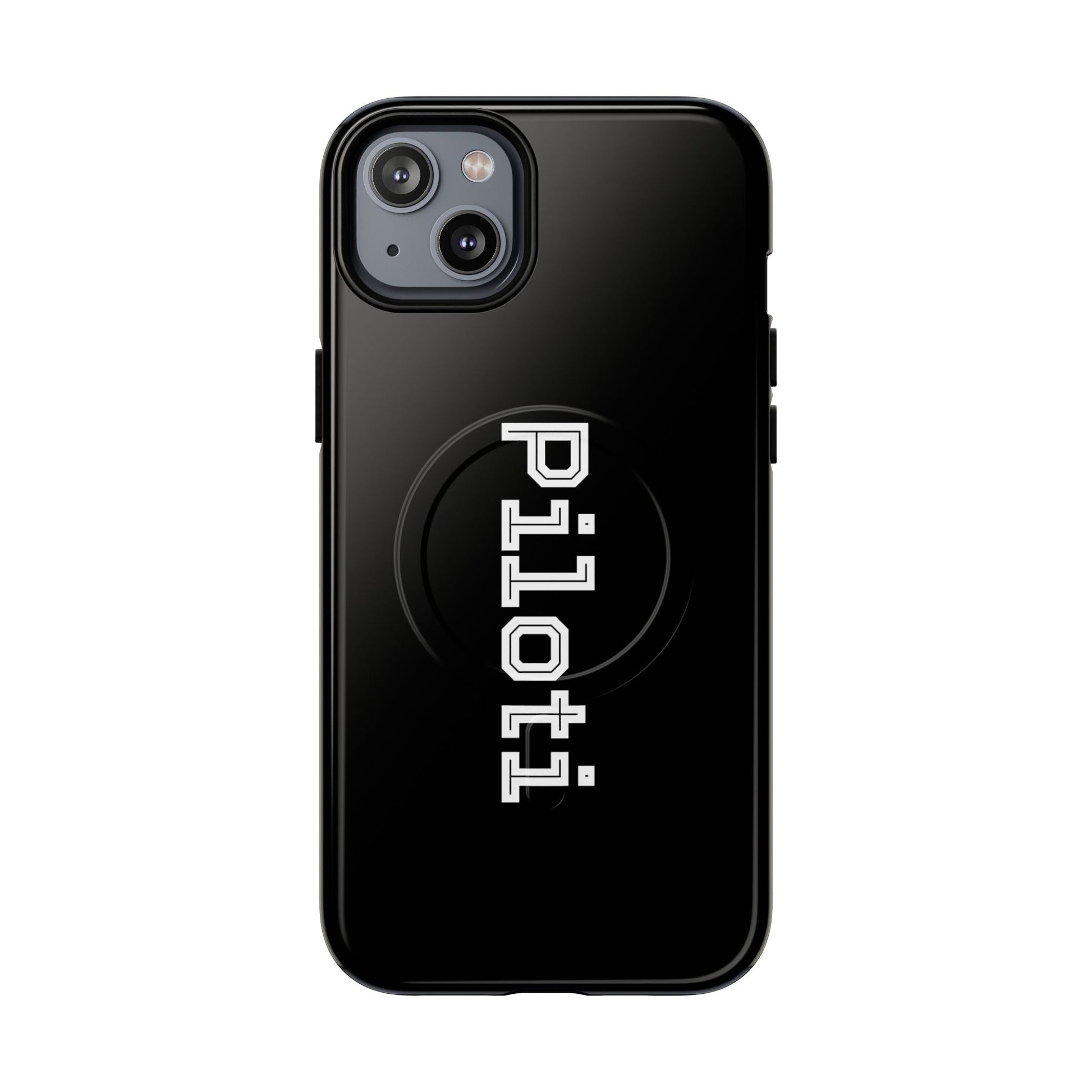 Tough Magnetic iPhone Cases Piloti in black Printify