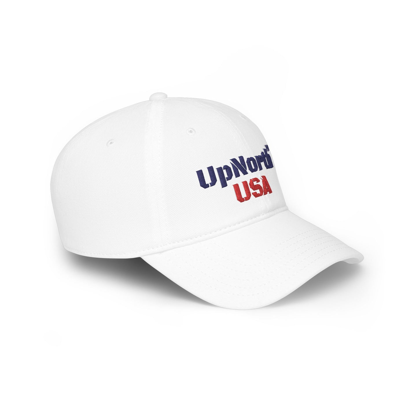 White UpNorth USA Baseball Cap Printify