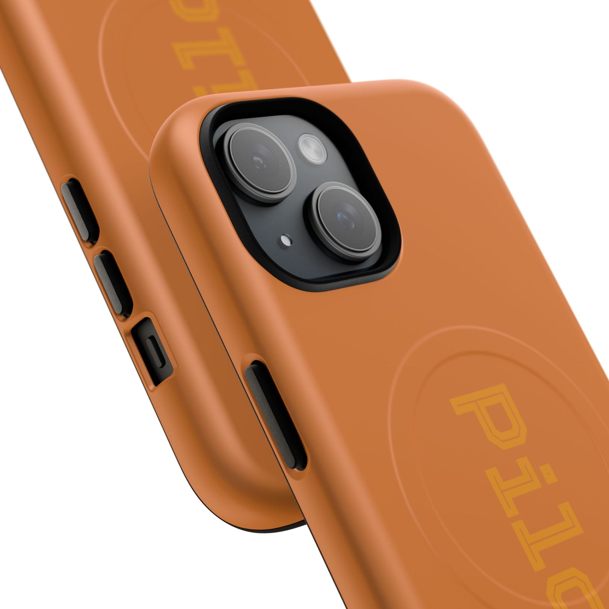 Tough Magnetic iPhone Cases Piloti in orange Printify