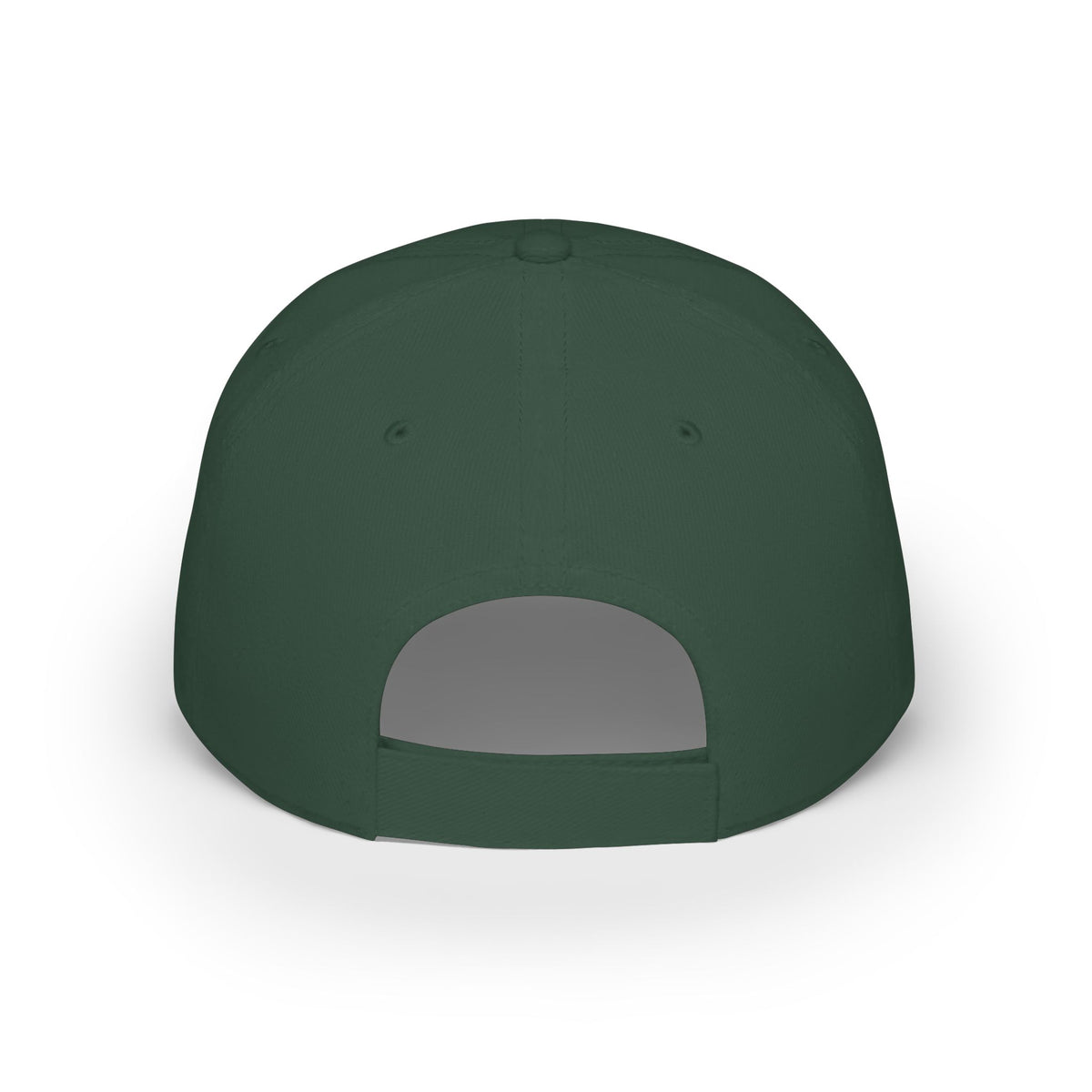 Dark Green Orbit Baseball Cap with tricolore embroidery backside - UpNorth SPORTS