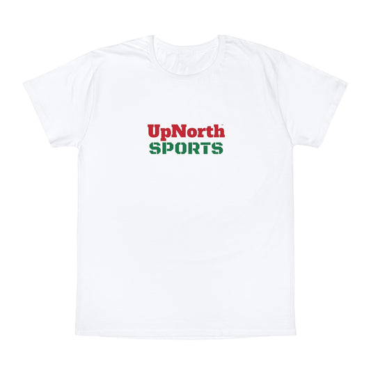 UpNorth SPORTS White Tricolore T-Shirt Printify