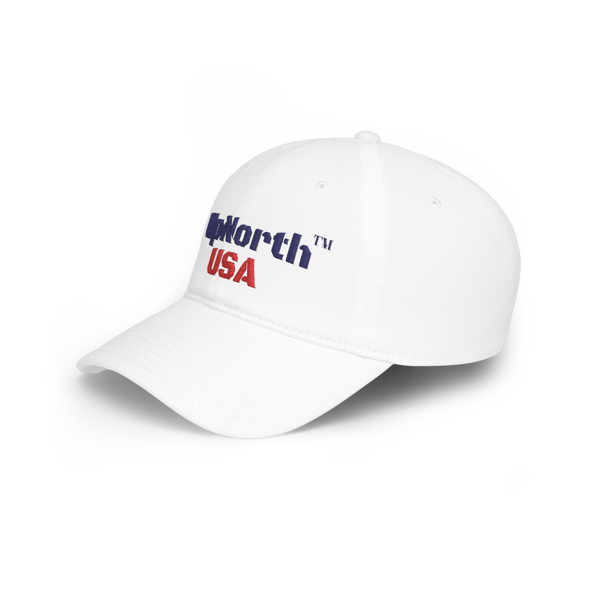 White UpNorth USA Baseball Cap Printify