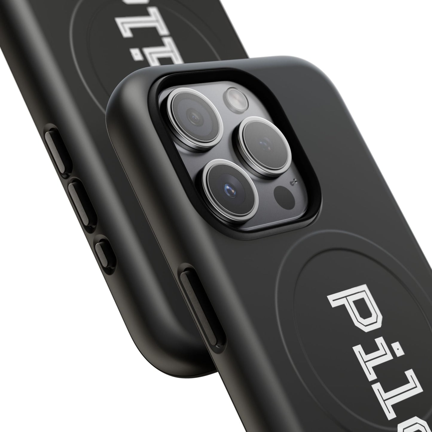 Tough Magnetic iPhone Cases Piloti in black Printify