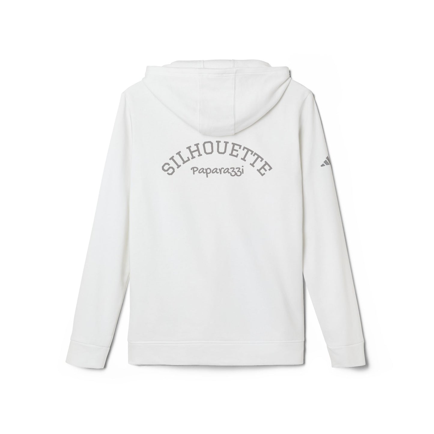 White Premium Paparazzi Silhouette Adidas Hoodie backside - Paparazzi Original
