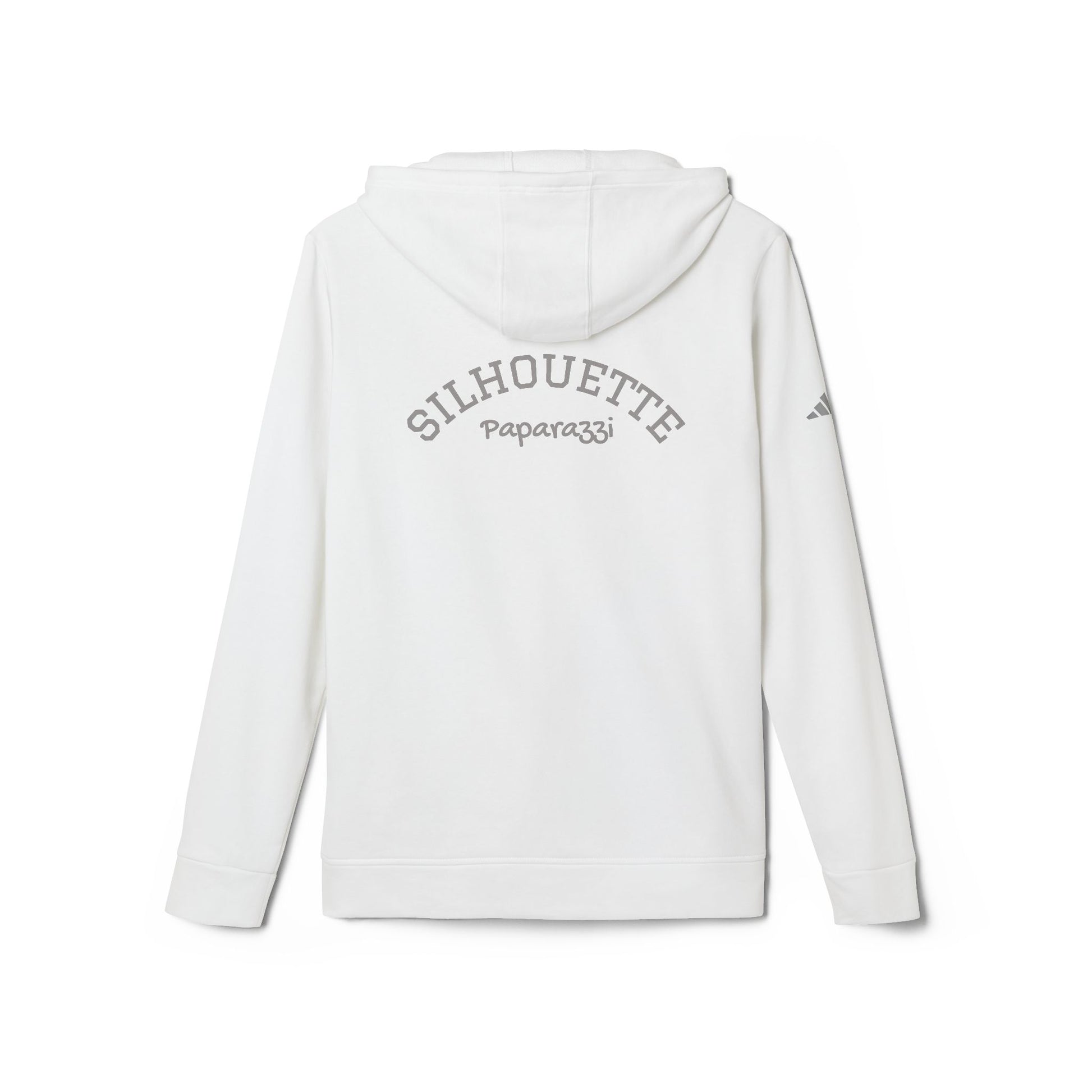 White Premium Paparazzi Silhouette Adidas Hoodie backside - Paparazzi Original