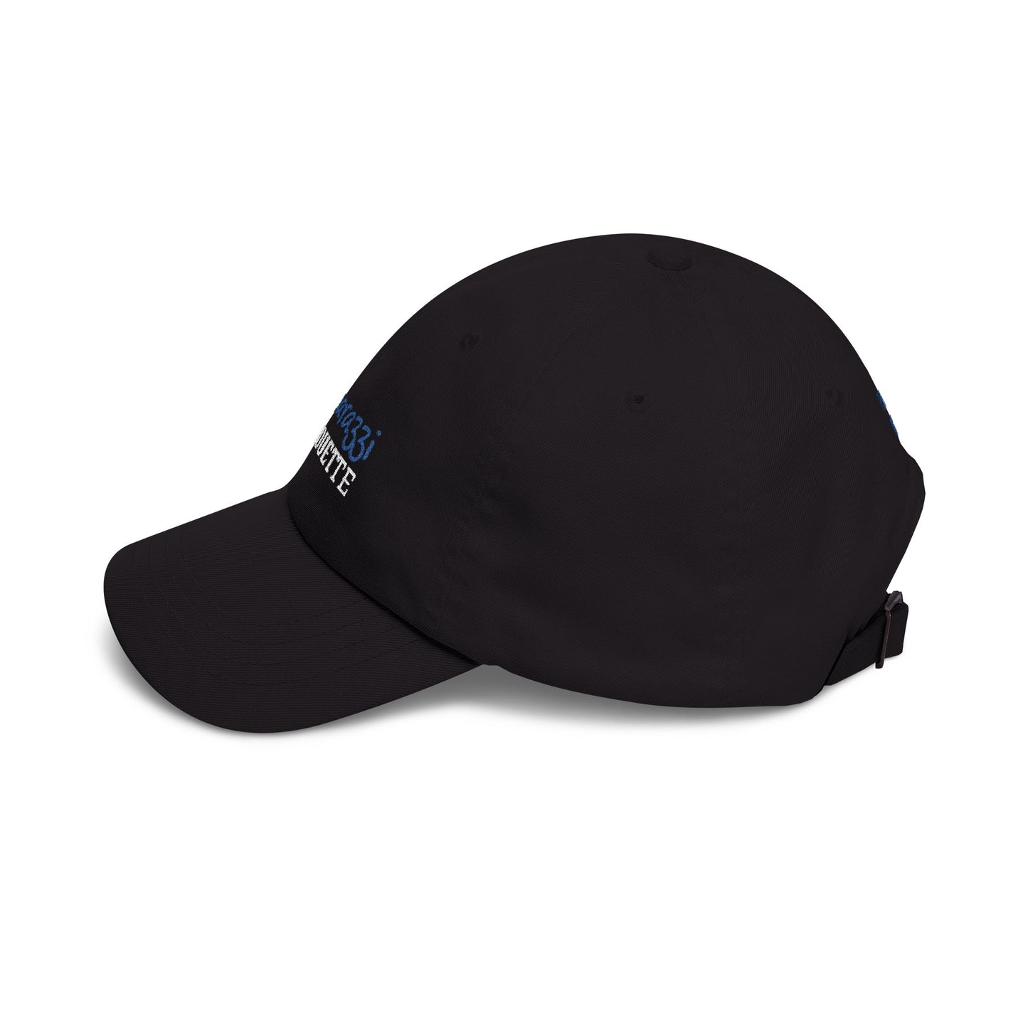 Black Paparazzi Silhouette Royal Classic Cap left side -Paparazzi Original