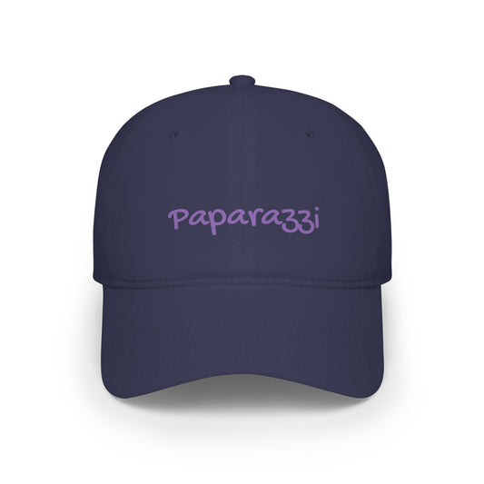 Baseball Cap Paparazzi dark navy and purple Printify