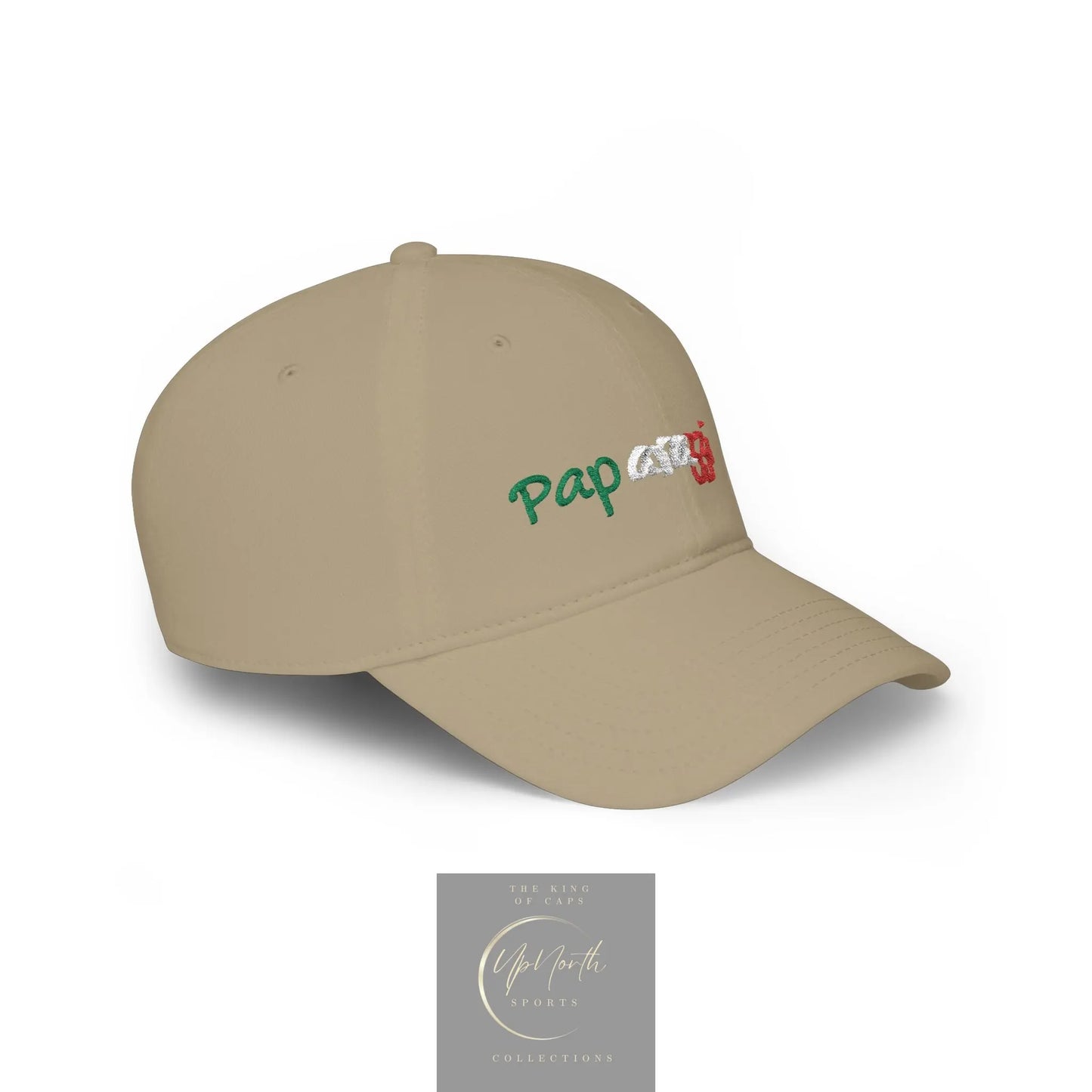 Baseball Cap Paparazzi Embroidered Italy Tricolore