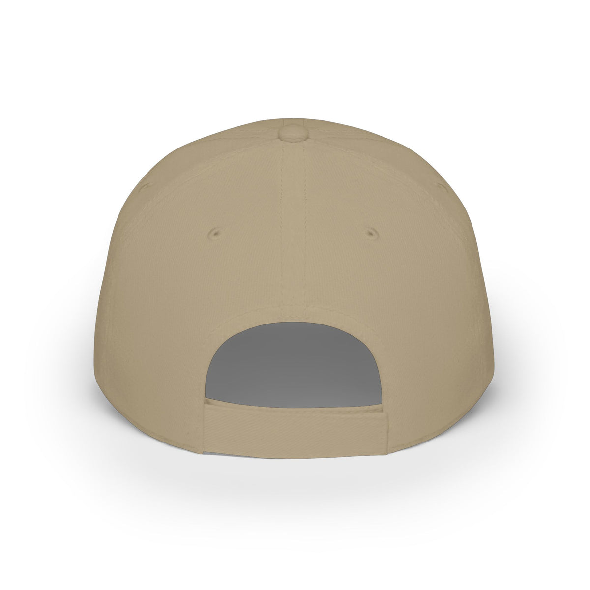 Khaki Orbit Baseball Cap with tricolore embroidery backside - UpNorth SPORTS