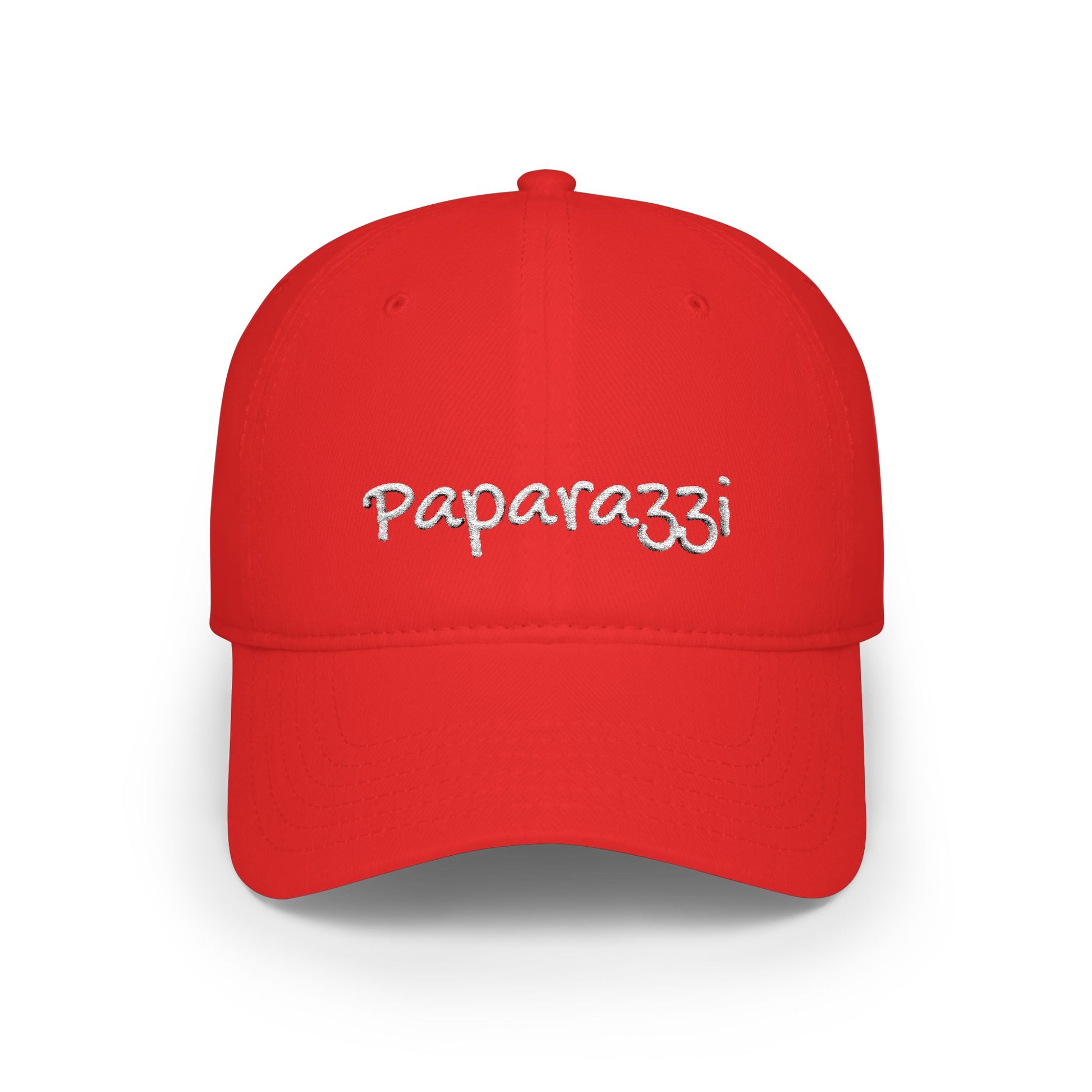 Paparazzi Baseball Cap White Embroidery Printify