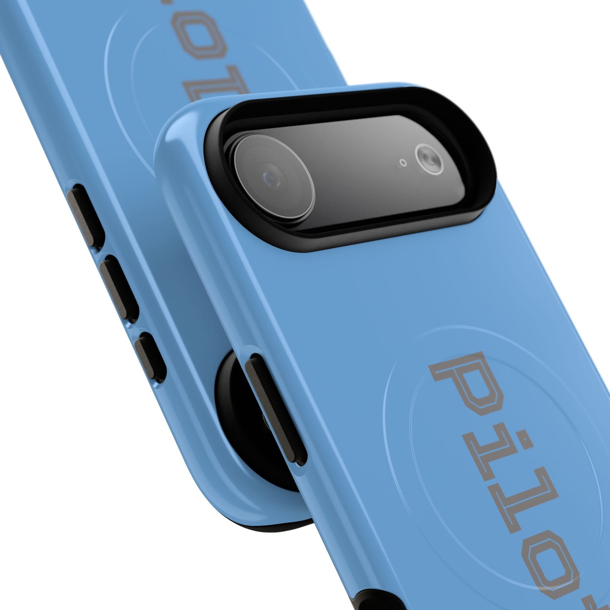 Tough Magnetic iPhone Cases Piloti in skyblue made in matt and gloss finish - UpNorth SPORTS