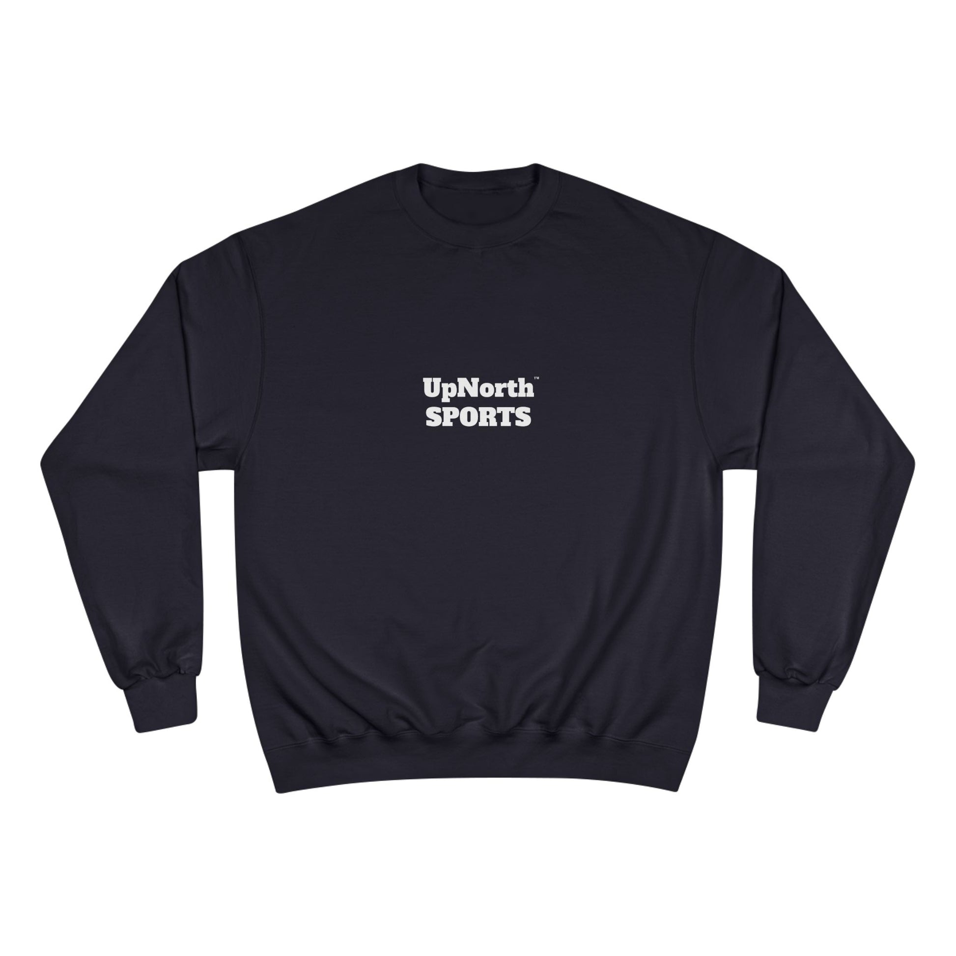Navy Multicolor UpNorth SPORTS Champion Sweatshirt front - UpNorth SPORTS