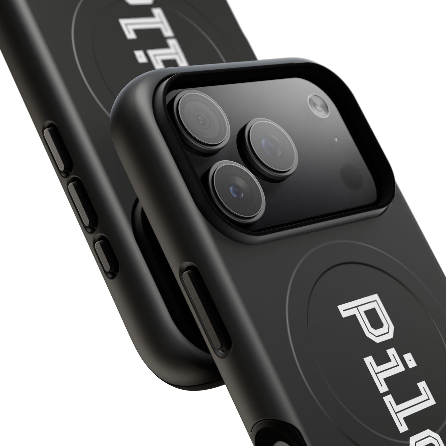 Tough Magnetic iPhone Cases Piloti in black Printify
