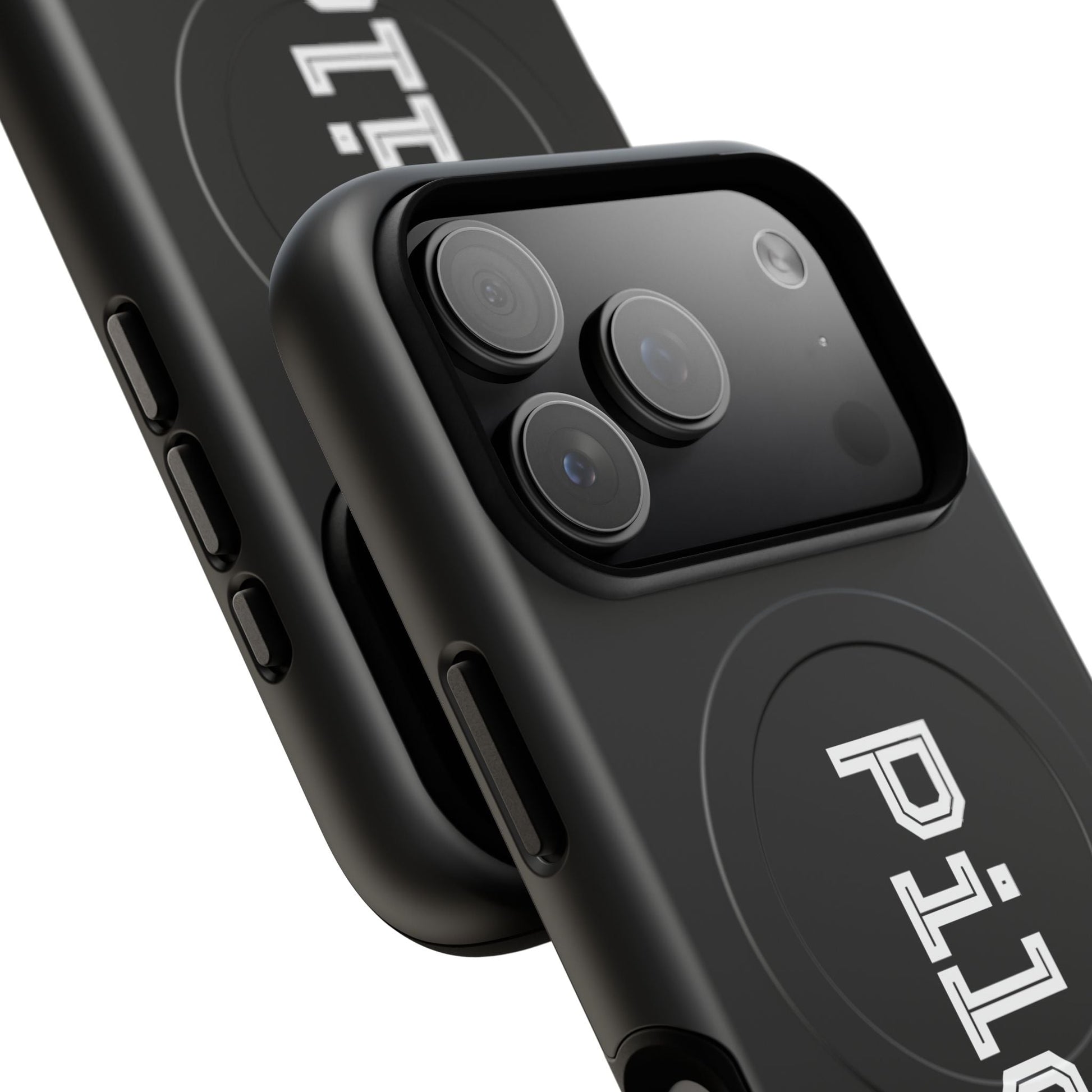 Tough Magnetic iPhone Cases Piloti in black Printify