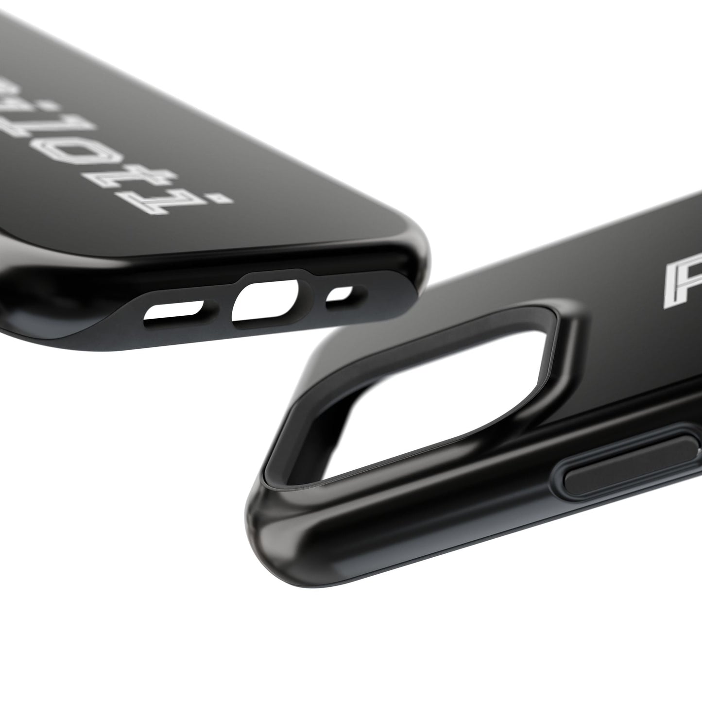 Impact-Resistant Smartphone Cases in black Printify