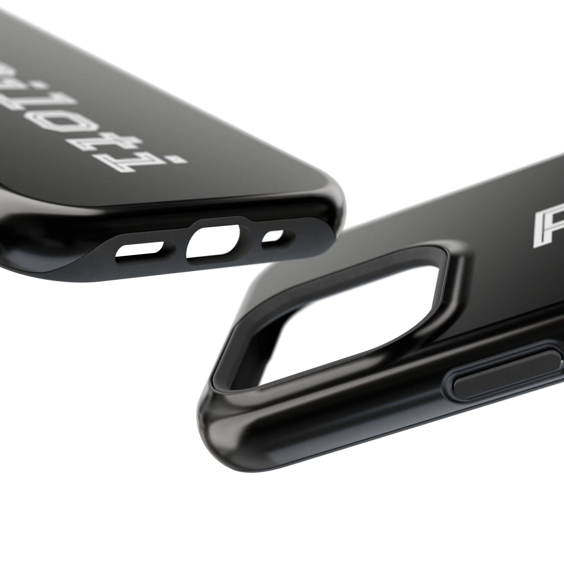 Impact-Resistant Smartphone Cases in black Printify
