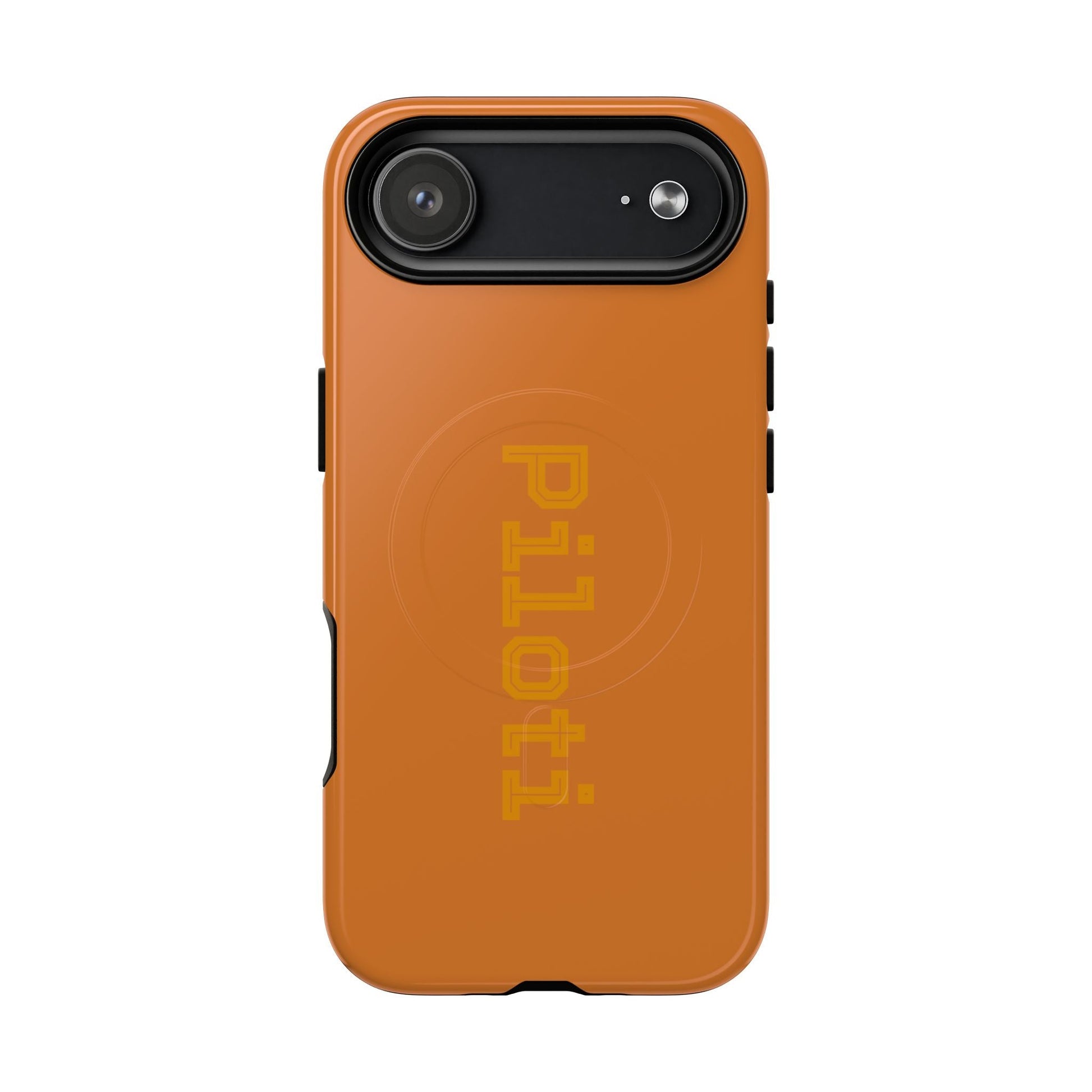 Tough Magnetic iPhone Cases Piloti in orange Printify