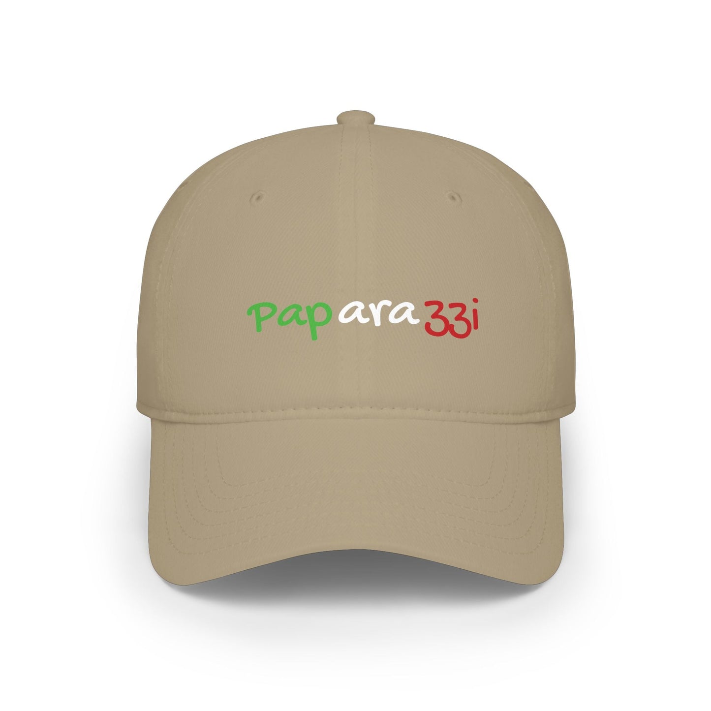 Baseball Cap Paparazzi khaki with Italy