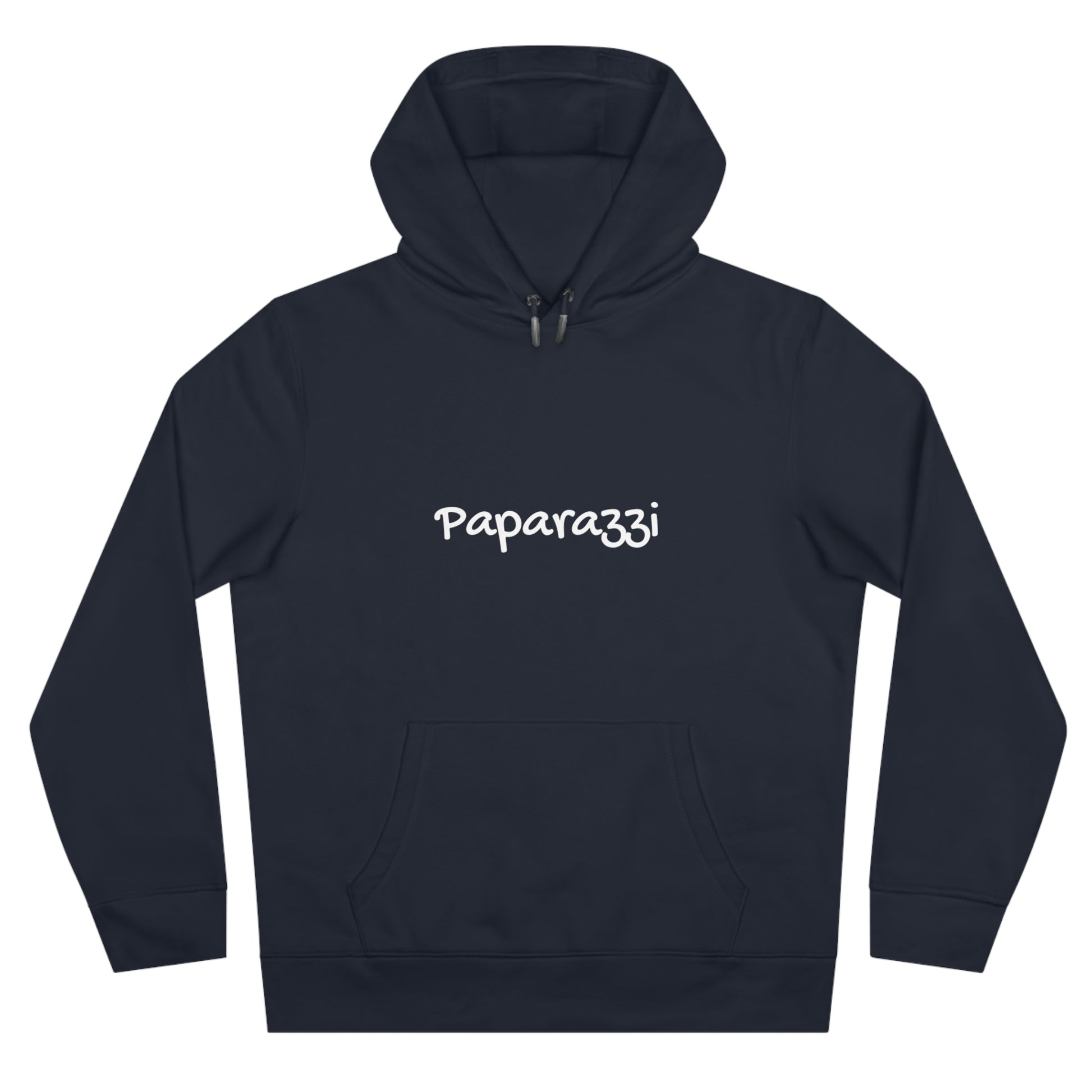 Navy Paparazzi White Hoodie Printify