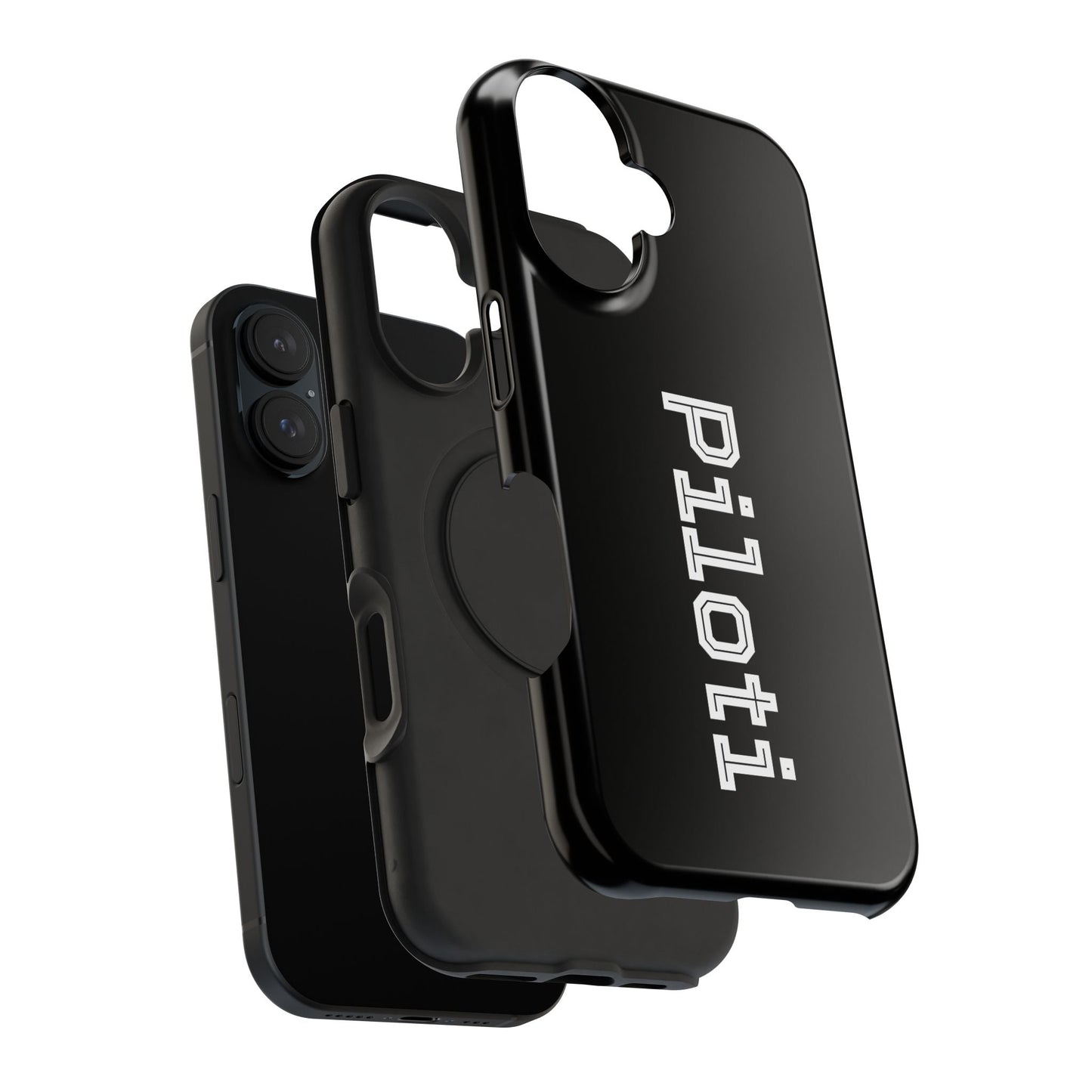 Impact-Resistant Smartphone Cases in black Printify