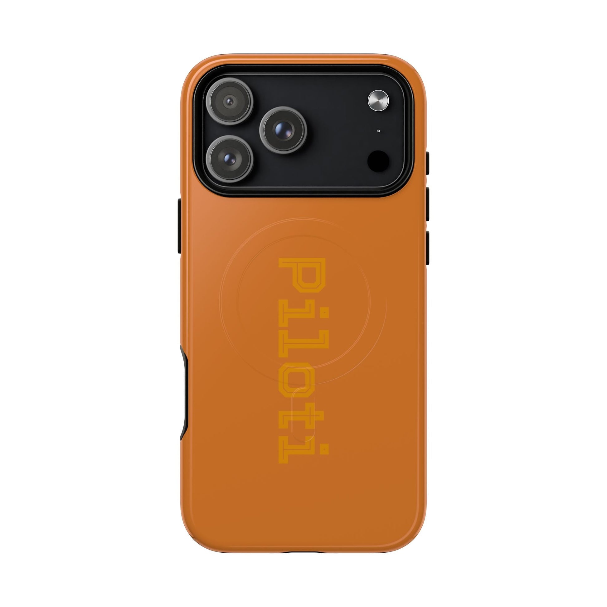 Tough Magnetic iPhone Cases Piloti in orange Printify