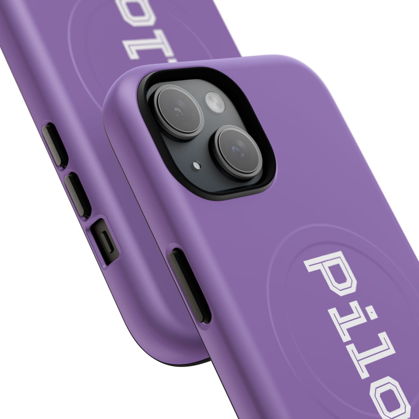 Tough Magnetic iPhone Cases Piloti in light purple Printify