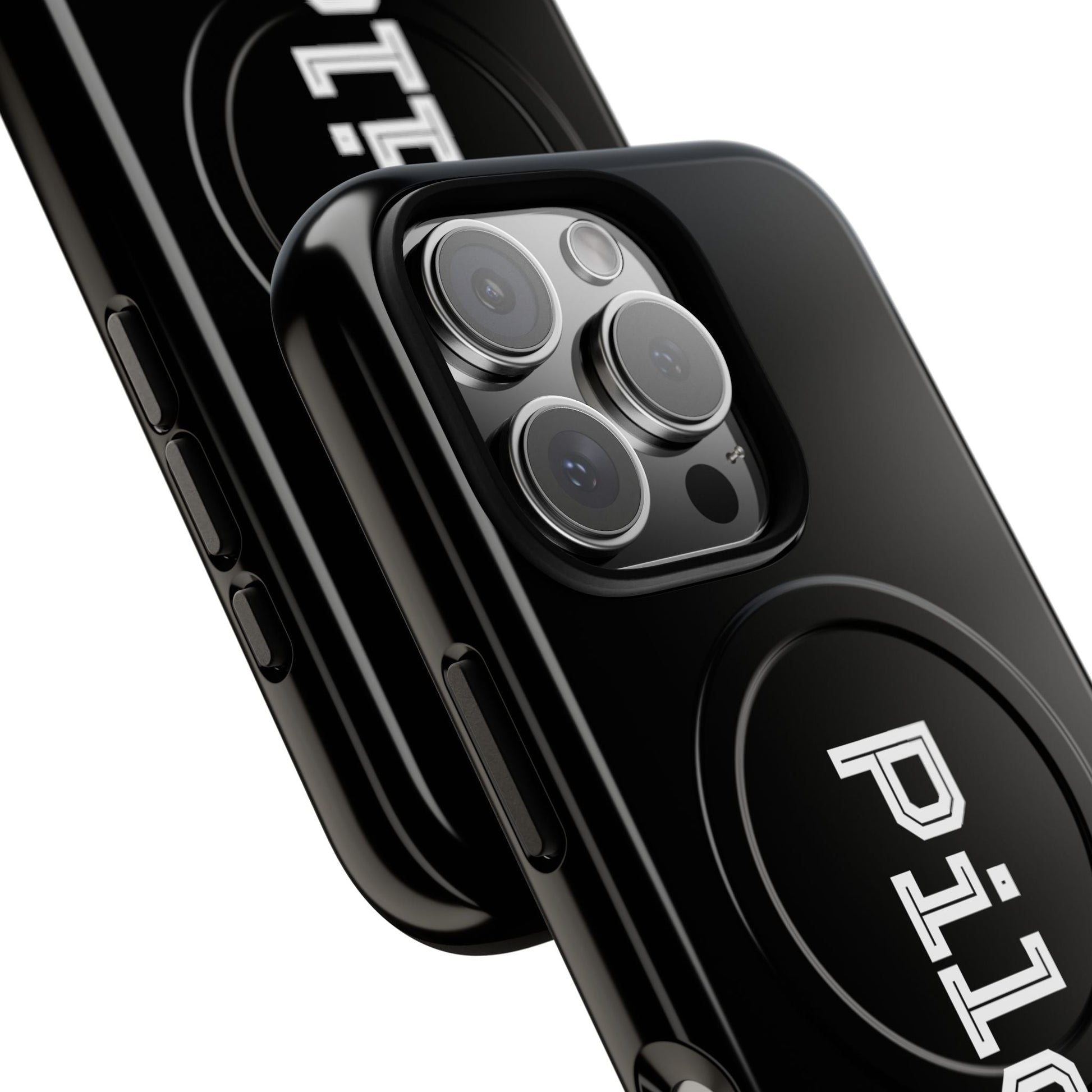 Tough Magnetic iPhone Cases Piloti in black Printify
