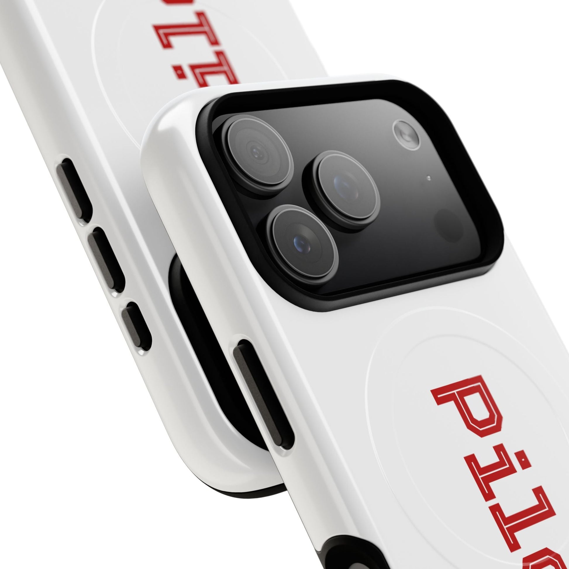 Tough Magnetic iPhone Cases Piloti in white made in matt and gloss finish - UpNorth SPORTS