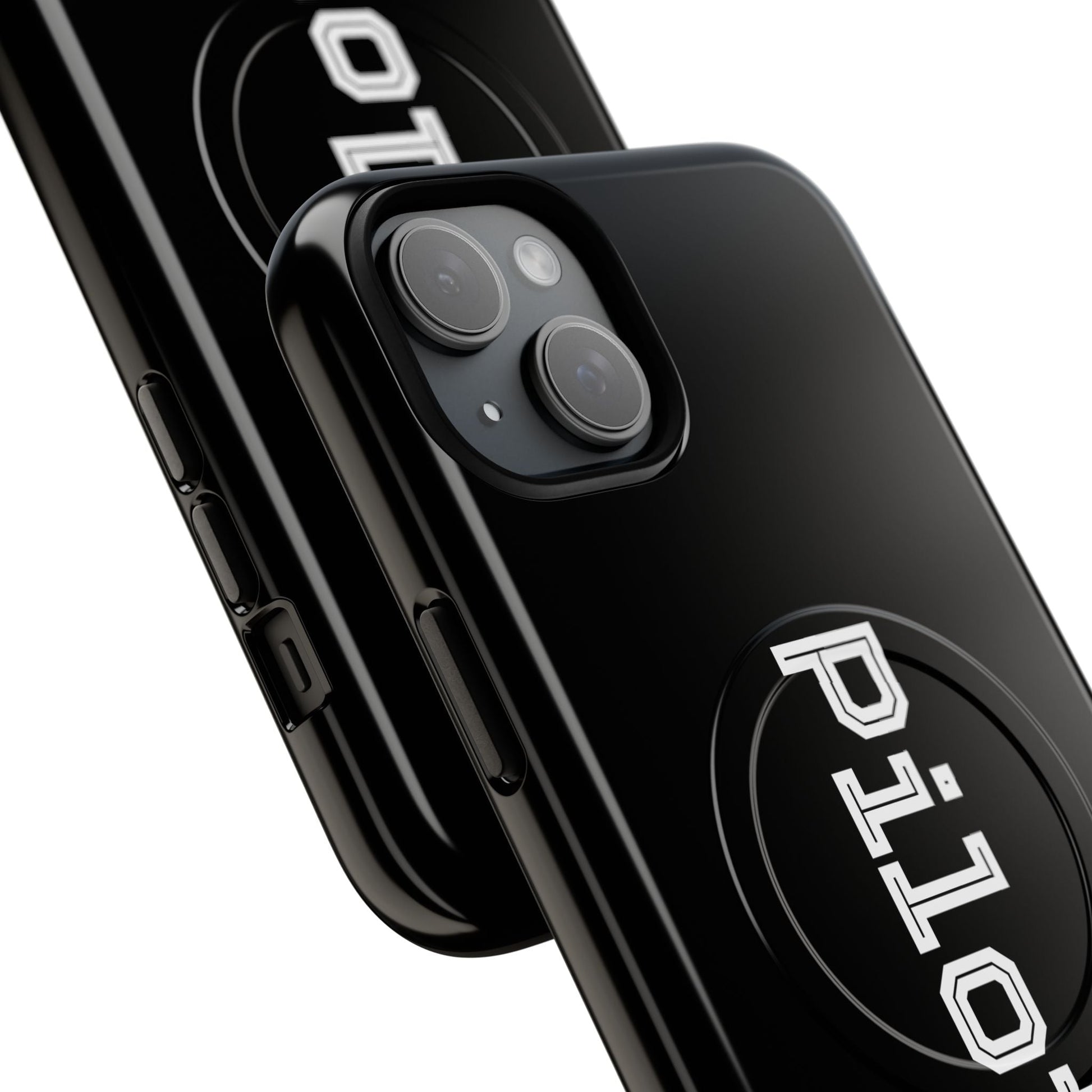 Tough Magnetic iPhone Cases Piloti in black Printify