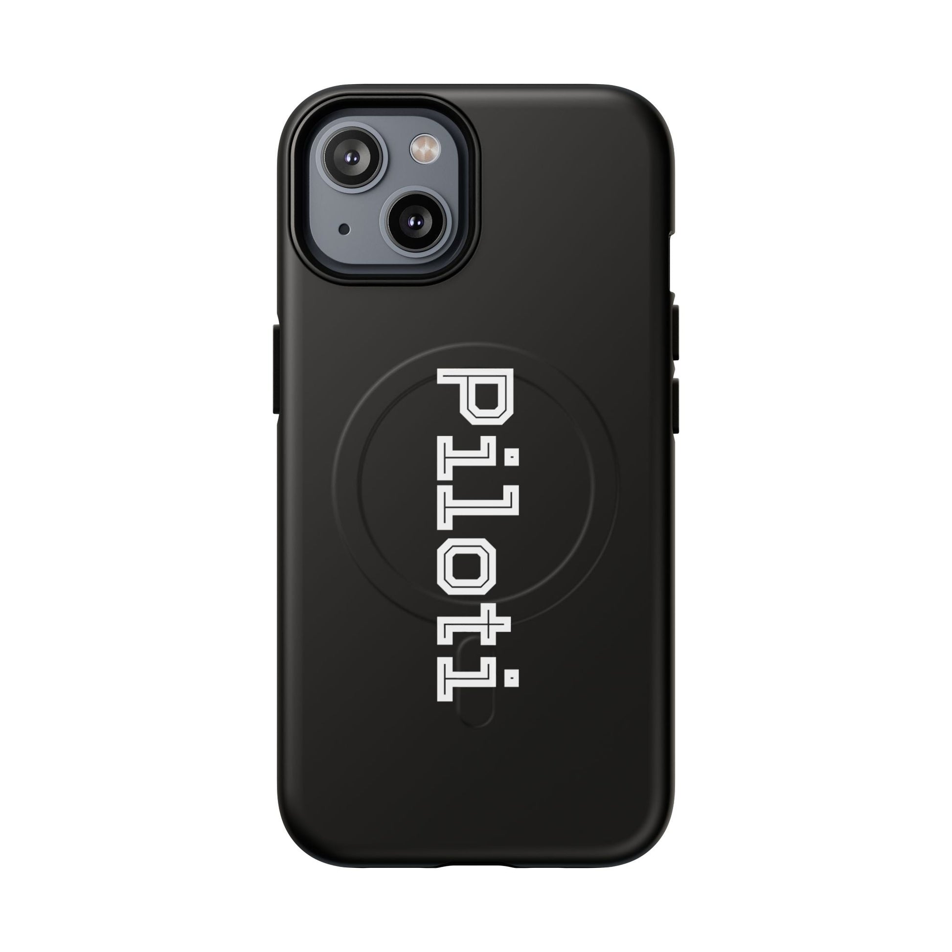 Tough Magnetic iPhone Cases Piloti in black Printify