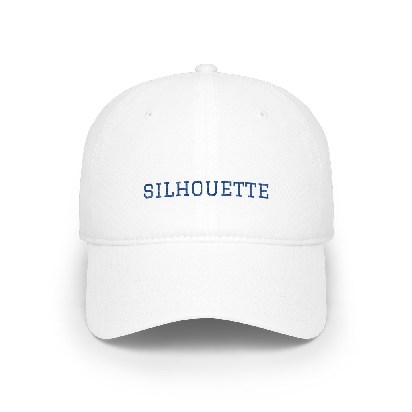 White Paparazzi Silhouette Royal Baseball Cap front - Paparazzi Original