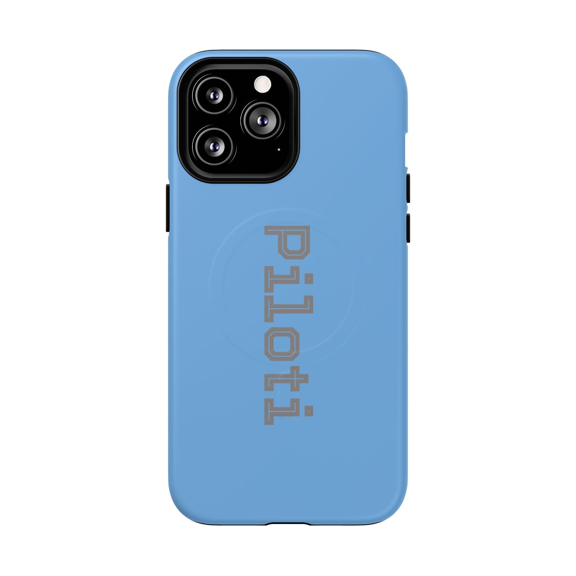 Tough Magnetic iPhone Cases Piloti in skyblue made in matt and gloss finish - UpNorth SPORTS