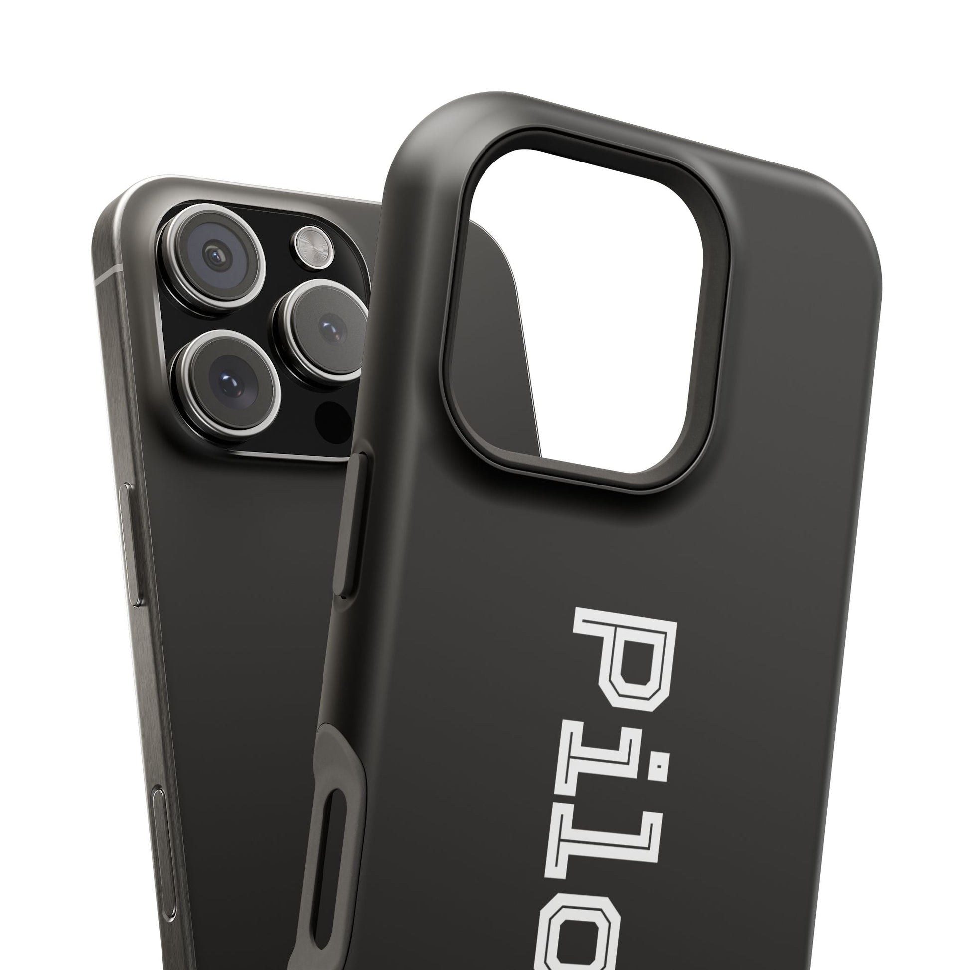 Impact-Resistant Smartphone Cases in black Printify