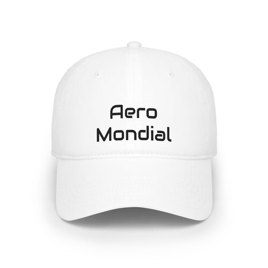 Aero Mondial Black Baseball Cap Printify