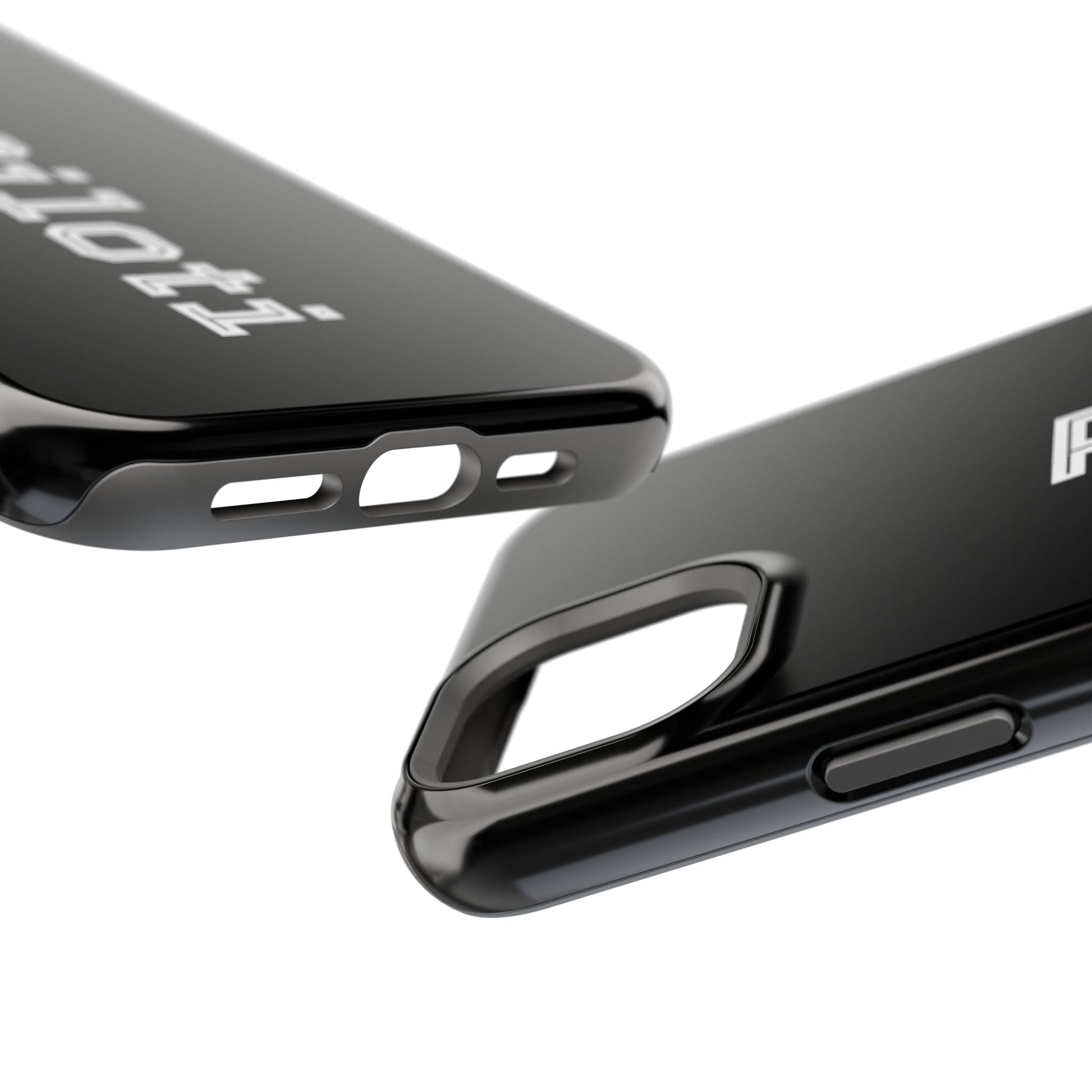 Impact-Resistant Smartphone Cases in black Printify