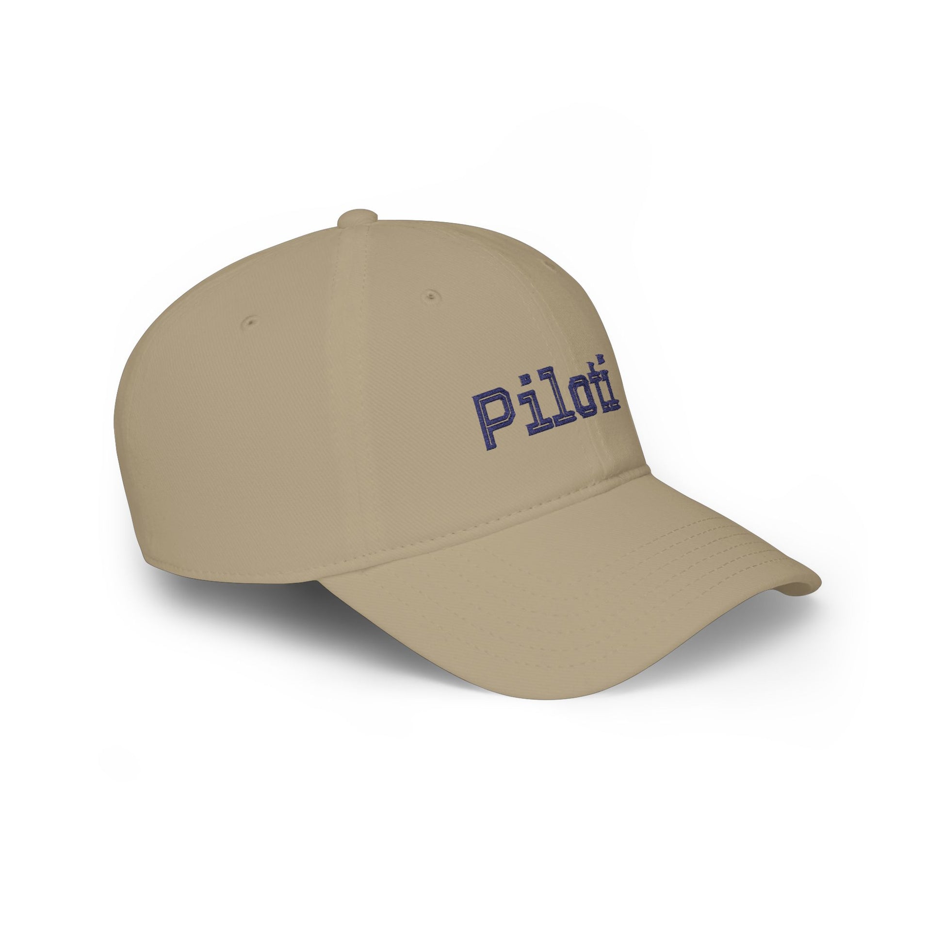 Piloti Baseball Cap Embroidered with Navy Printify