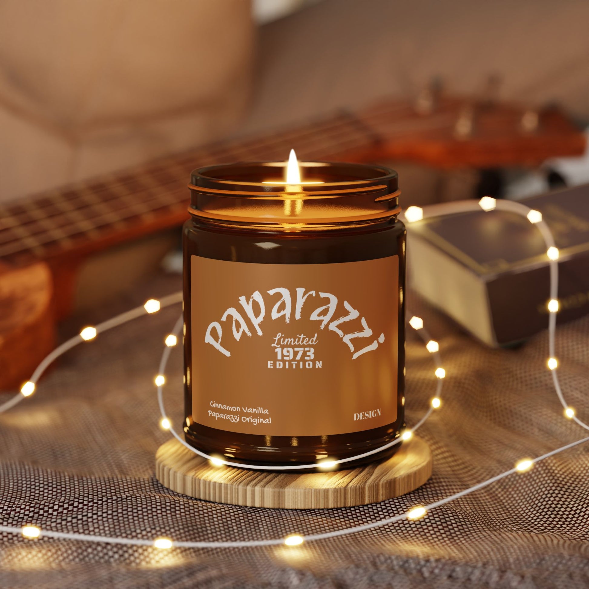 Scented Soy Candle Cinnamon Vanilla Printify