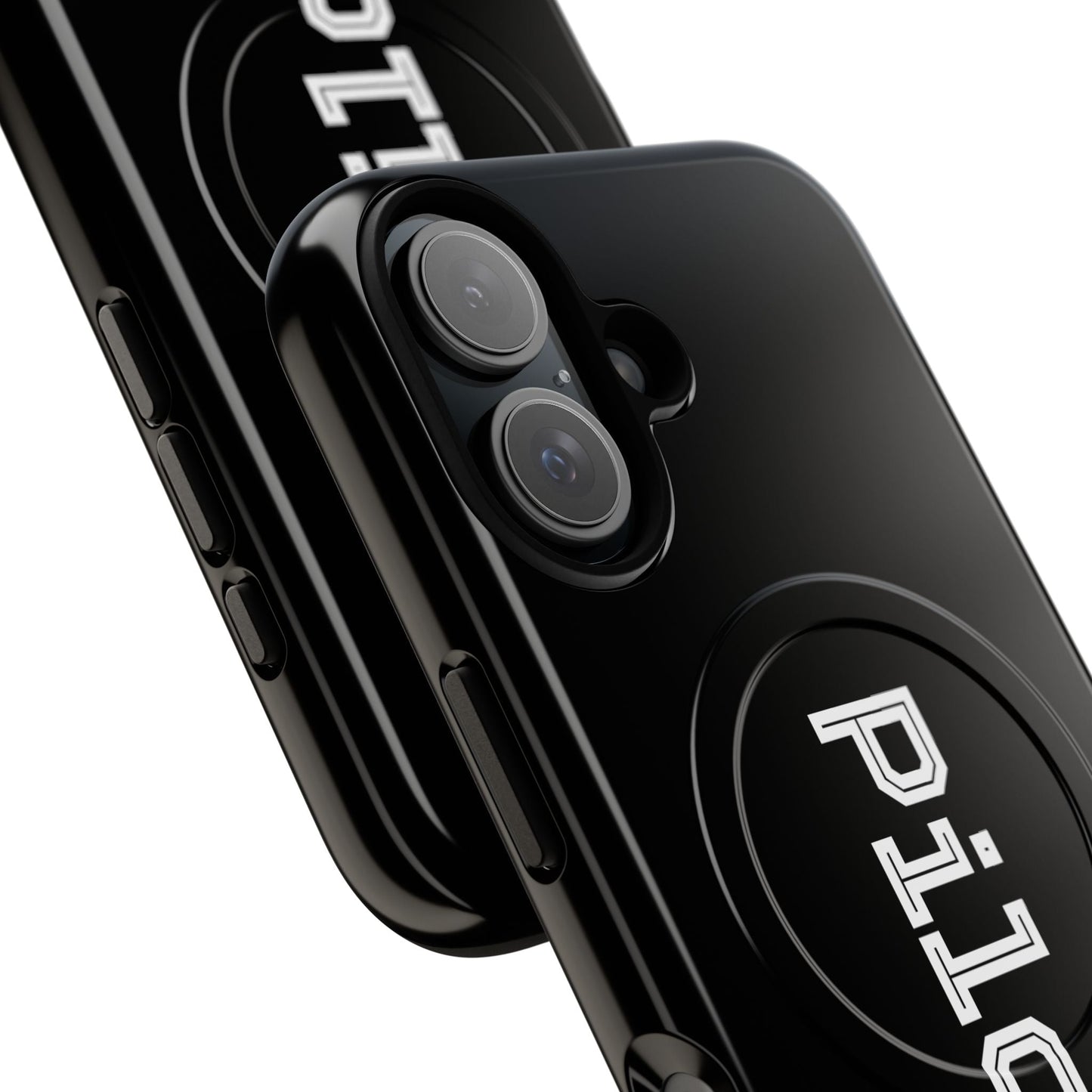 Tough Magnetic iPhone Cases Piloti in black Printify