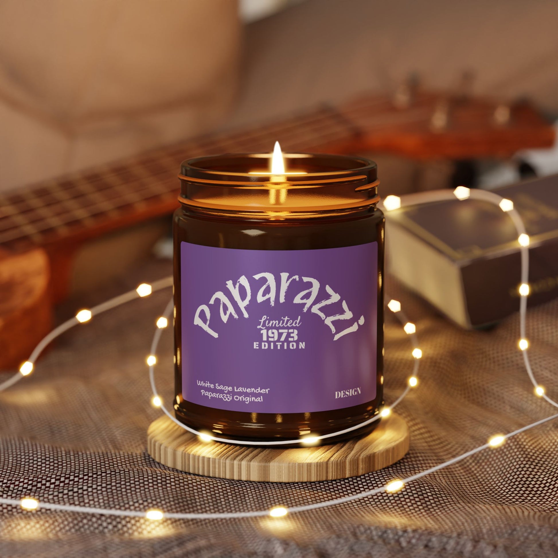 Scented Soy Candle White Sage Lavender Printify