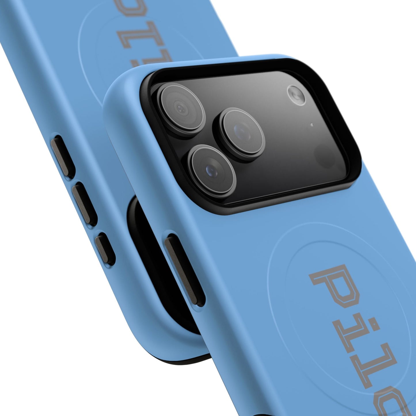 Tough Magnetic iPhone Cases Piloti in skyblue made in matt and gloss finish - UpNorth SPORTS
