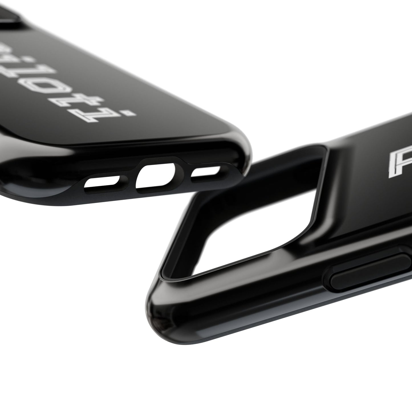 Impact-Resistant Smartphone Cases in black Printify