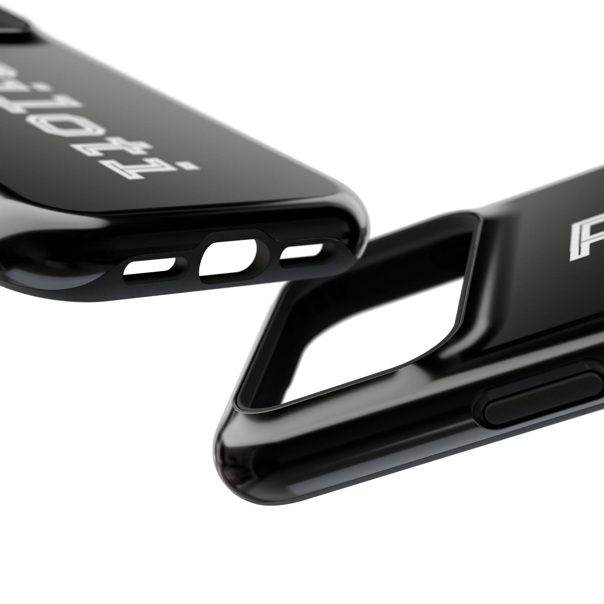 Impact-Resistant Smartphone Cases in black Printify