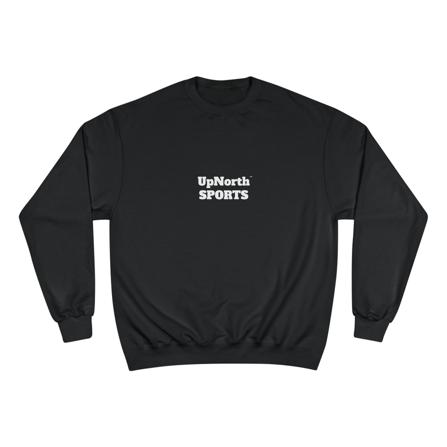 Black Multicolor UpNorth SPORTS Champion Sweatshirt front - UpNorth SPORTS