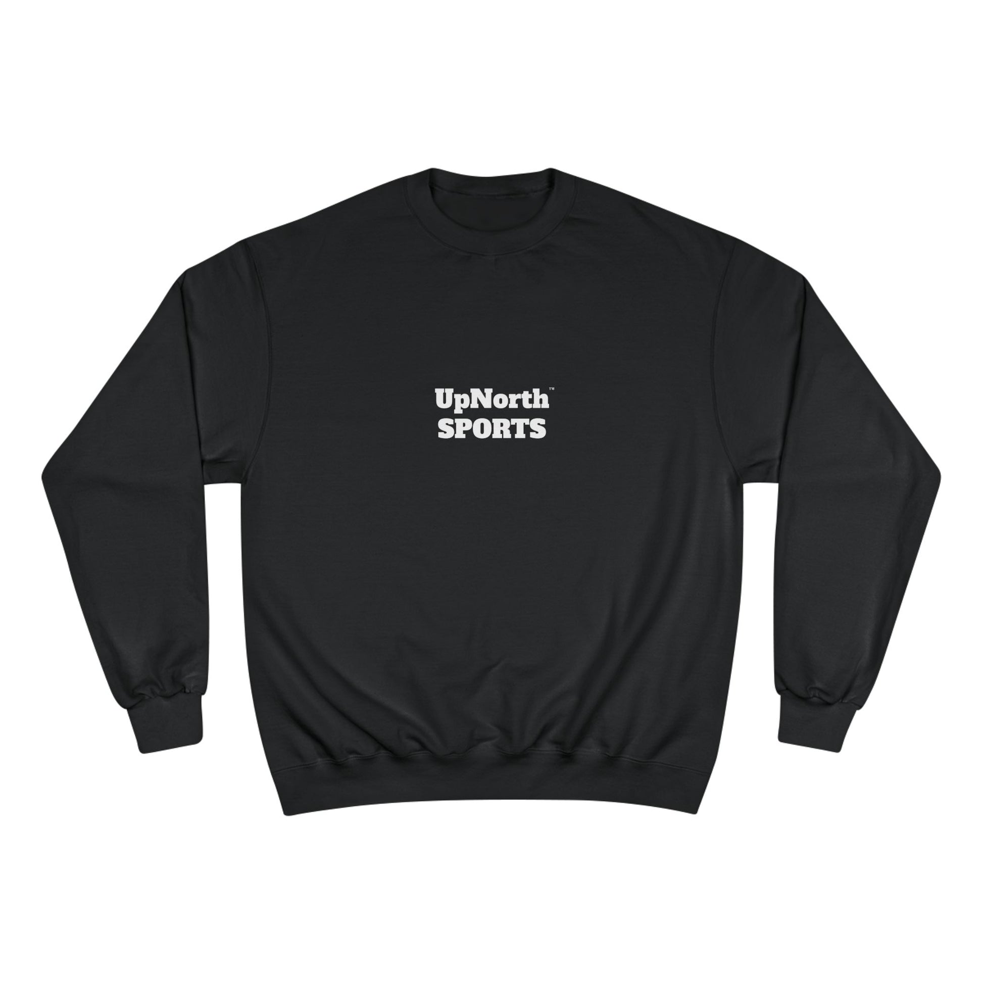 Black Multicolor UpNorth SPORTS Champion Sweatshirt front - UpNorth SPORTS